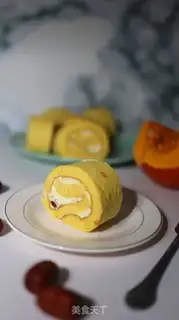 Make Pumpkin cranberry roll step 11