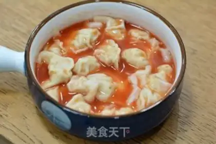 Make Tomato soup, chicken and shrimp step 15