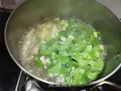 Make Water boiled with potatoes and egg skin step 11