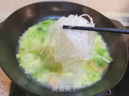 Make Shrimp fan cabbage soup step 8