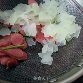 Make Garlic intestines step 8