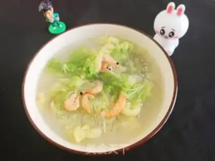 Make Shrimp fan cabbage soup step 10