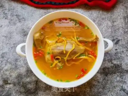 Make Worm grass and pigeon soup step 12
