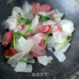 Make Garlic intestines step 12