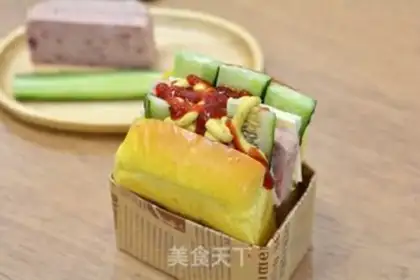 Make Lunch cheese sandwich step 5