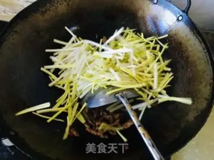 Make Garlic fried meat step 4