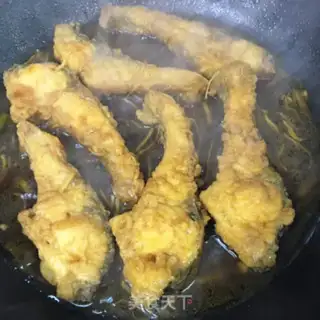 Make ♪ Sweet green pepper fish ♪ step 7