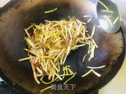 Make Garlic fried meat step 7
