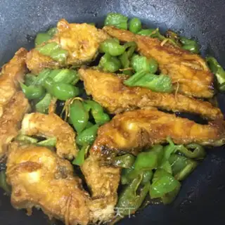 Make ♪ Sweet green pepper fish ♪ step 9