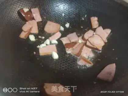 Make Ham and bagel step 2