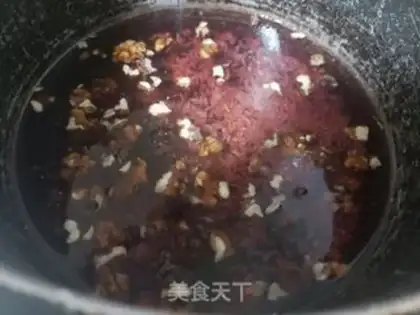 Make Peach and rice porridge step 3