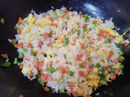 Make Peas and eggs step 3