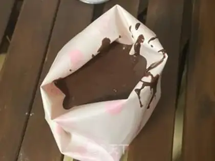 Make Chocolate cracker marfin cake step 4