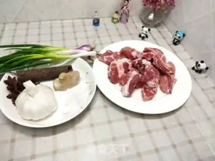 Make Red burn ribs step 0