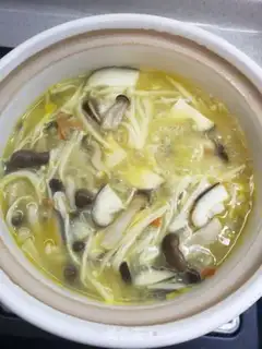 Make Gold soup stew mushrooms step 4