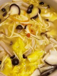 Make Gold soup stew mushrooms step 7