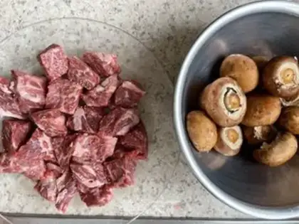 Make Mustard beef step 0
