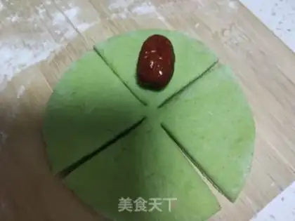 Make A red date spinach step 8