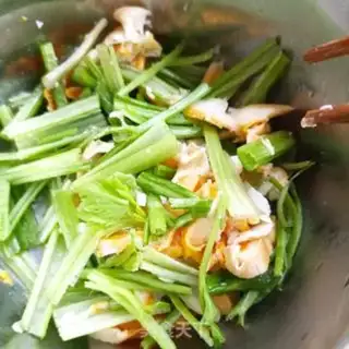 Make Fried egg ferret celery step 9