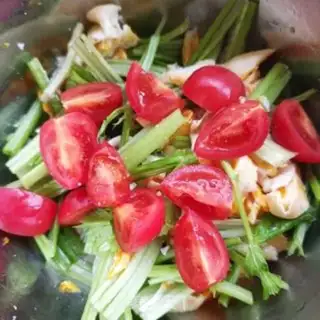 Make Fried egg ferret celery step 12