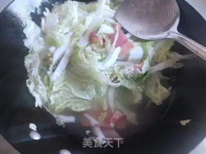Make Ham stew and bean curd step 5