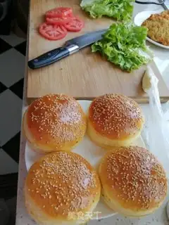 Make Two-story pork chopburger step 6