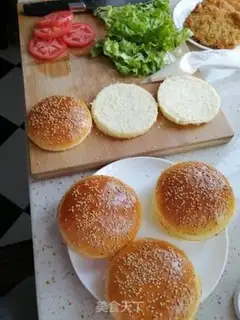 Make Two-story pork chopburger step 7