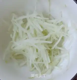 Make White radish gravy step 2