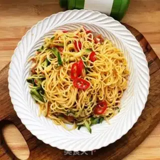 Make Frozen corn noodles step 8