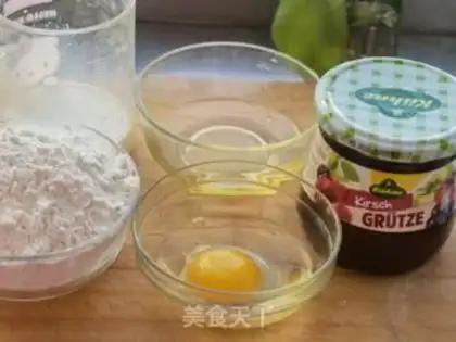 Make Cherry jam scon step 0