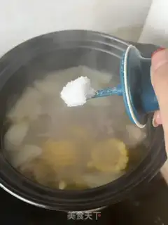 Make The radish corn chop soup step 16