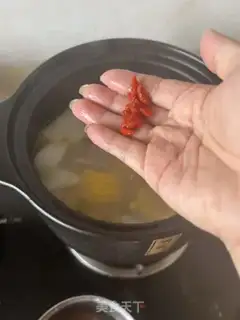 Make The radish corn chop soup step 17