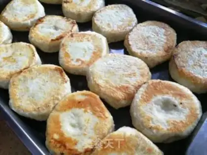 Make Pork radish pancakes step 7