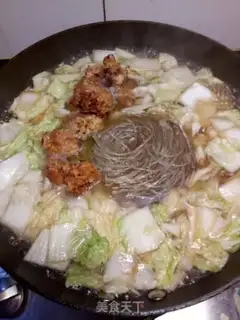Make Powdered meatballs step 3