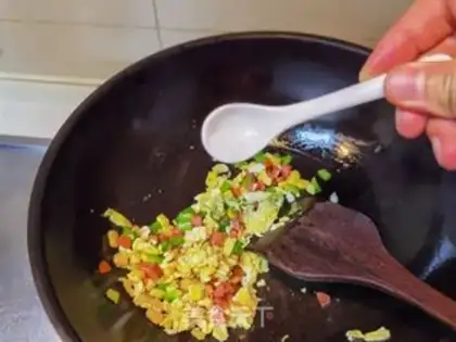 Make Pineapple rice step 14