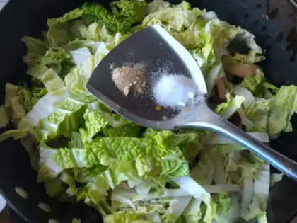 Make Meatball and cabbage step 6