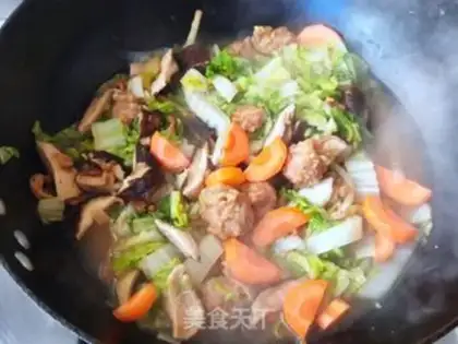 Make Meatball and cabbage step 9