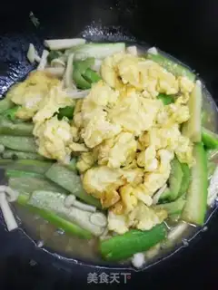 Make Seafood mushrooms and smelt eggs step 11