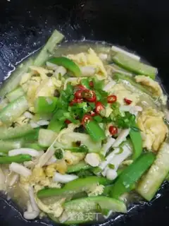 Make Seafood mushrooms and smelt eggs step 12