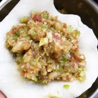 Make The cabbage meat bun step 6