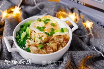 Make Sour soup, fat cow noodles step 5