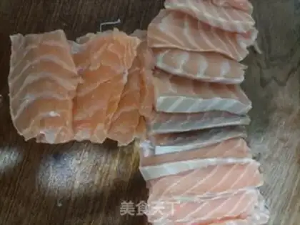 Make Fried salmon step 1