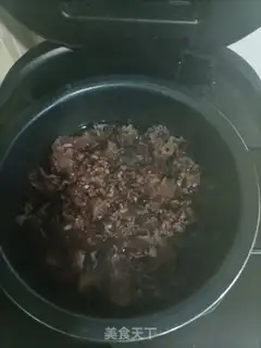 Make Three-colour rough rice stew silver ears step 5