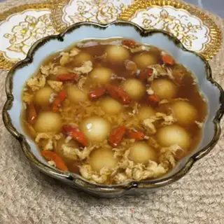 Make Black sugar egg wine step 11