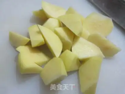 Make Egg dumplings, potatoes step 2