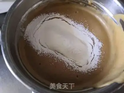 Make Red sugar date mud cake step 8