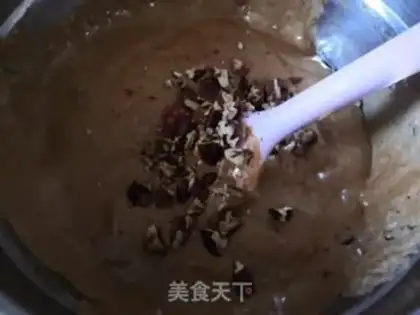 Make Red sugar date mud cake step 11
