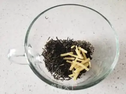 Make Green tea ginger tea step 2