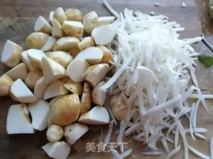 Make Porky mustard rice step 3