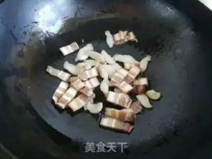 Make Porky mustard rice step 5